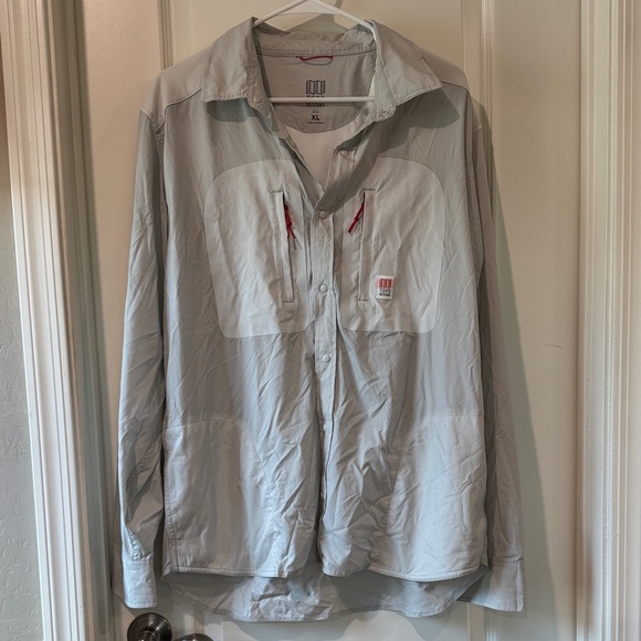 Topo Designs Men's Gray Lightweight Shirt Jacket / A54 - Picture 1 of 4